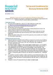 Bursary Terms  Conditions 2025 V1